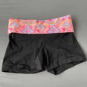 XS Victoria’s Secret Pink Brand Neon Yoga Shorts